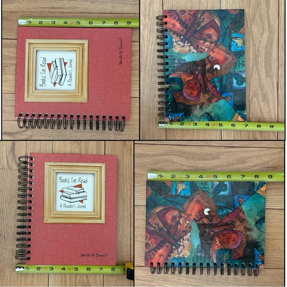 Spiral Journal Set: 2 spiral journal notebooks; Hardcover. Ruled pages